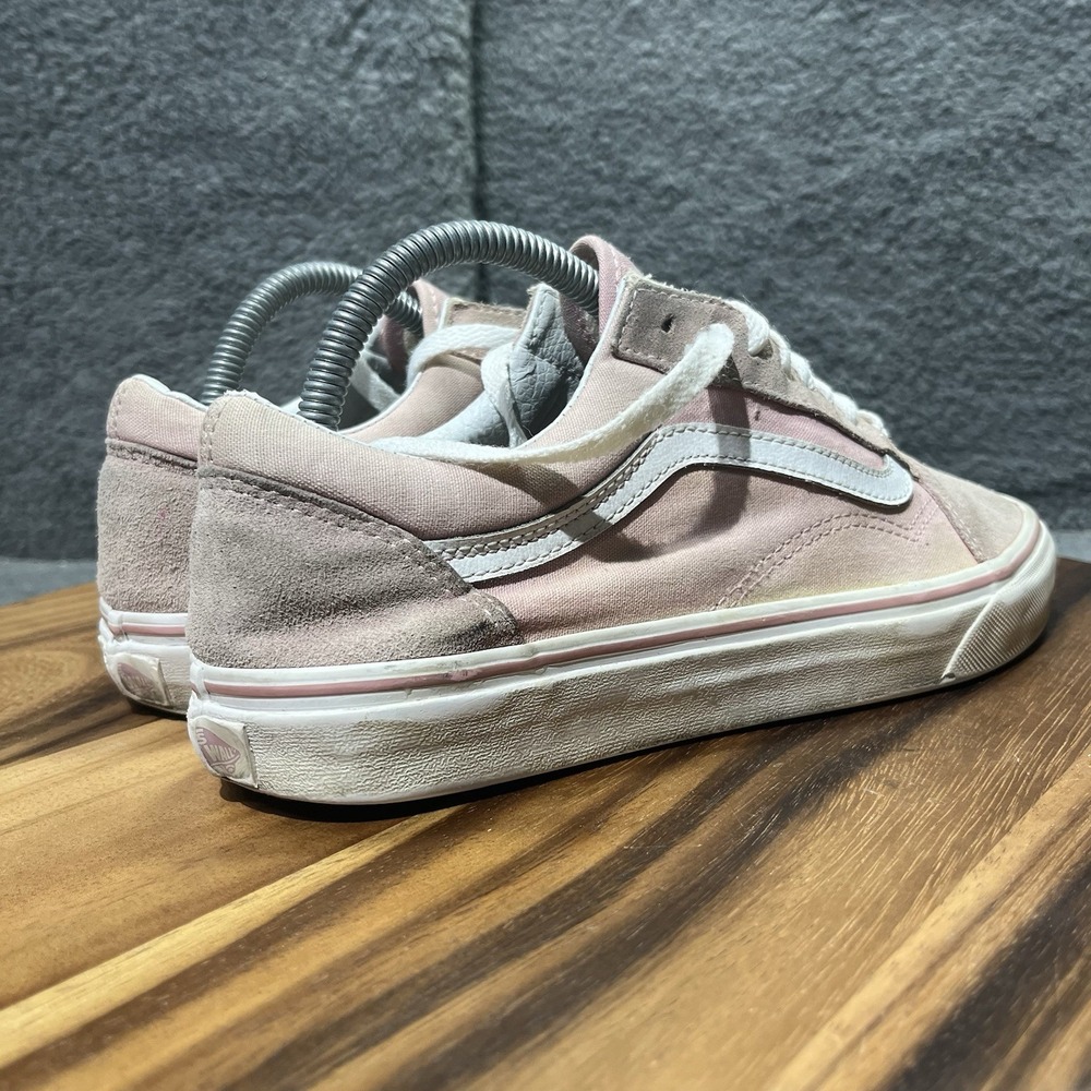 Vans Of The Wall Old‎ Skool Rose Pink Shoes Sneakers Mens 8.5 Women's 10 - Picture 2 of 12